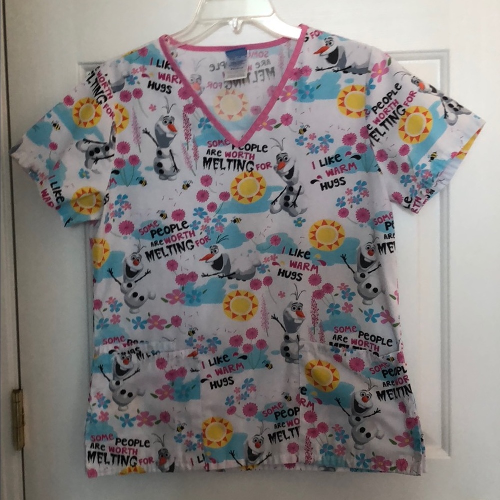 Disney scrub top